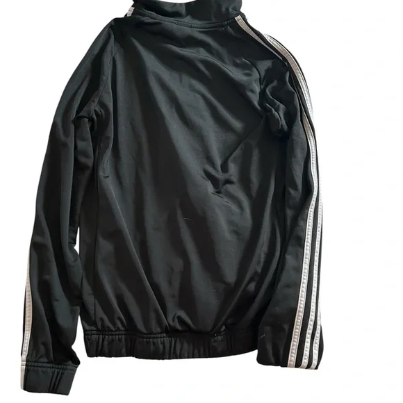 Adidas Black Jacket with White Accents - Picture 2 of 4